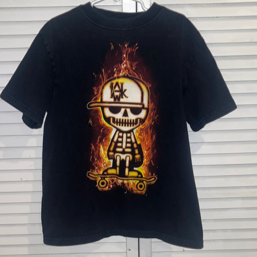 Boys size Small Tony Hawk Black TShirt